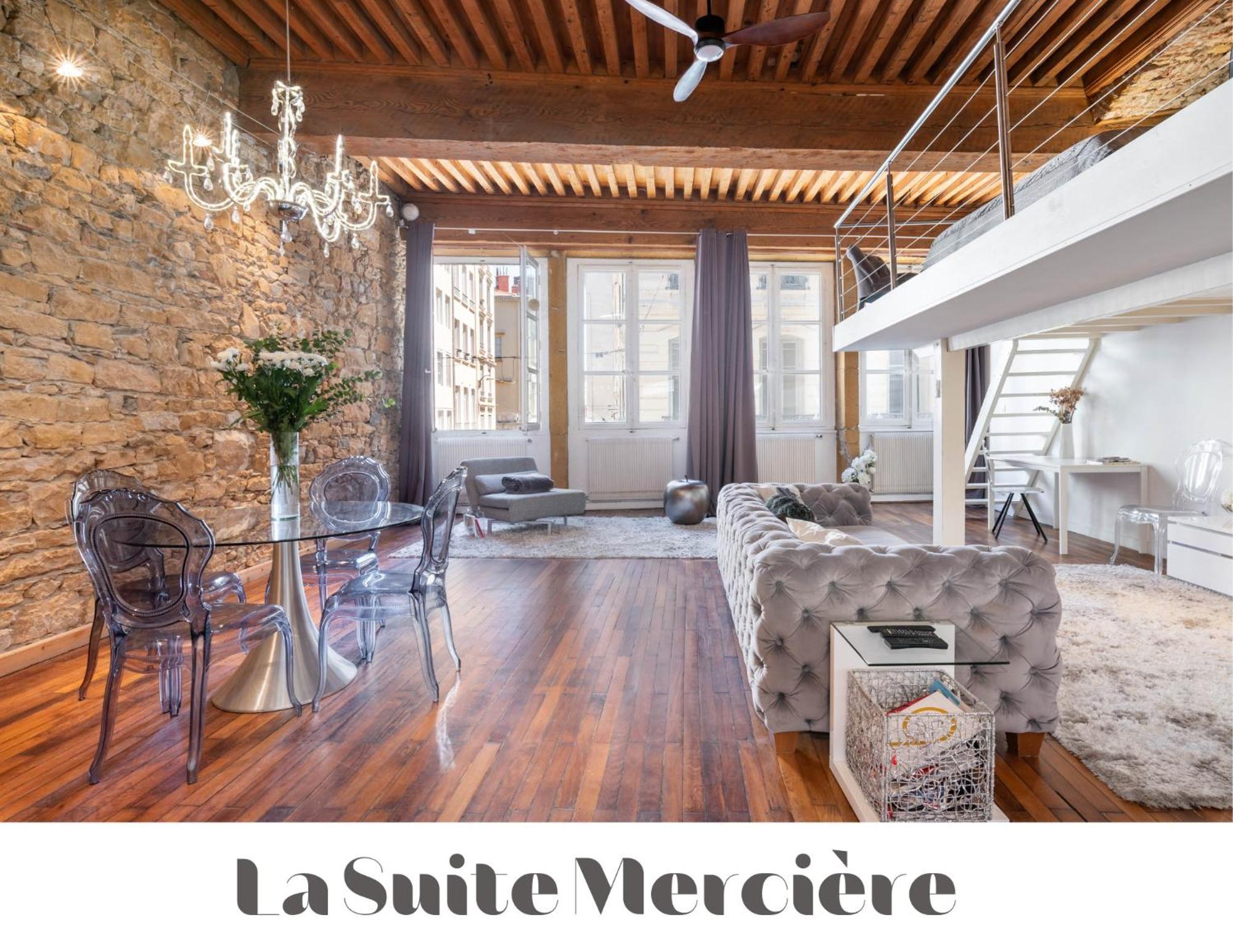 Le Carre Merciere , Appartements De Luxe Au Coeur De Lyon, Loft Et Studio Eksteriør billede