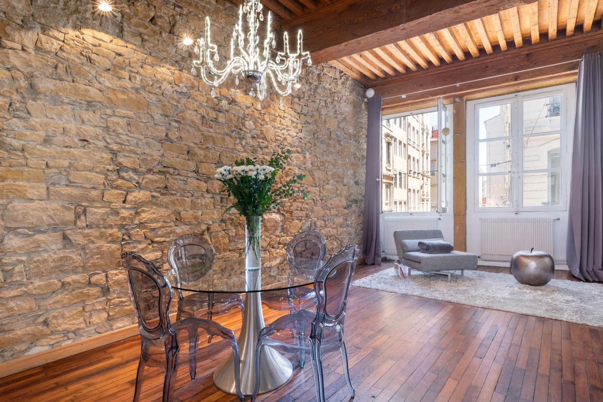 Le Carre Merciere , Appartements De Luxe Au Coeur De Lyon, Loft Et Studio Eksteriør billede