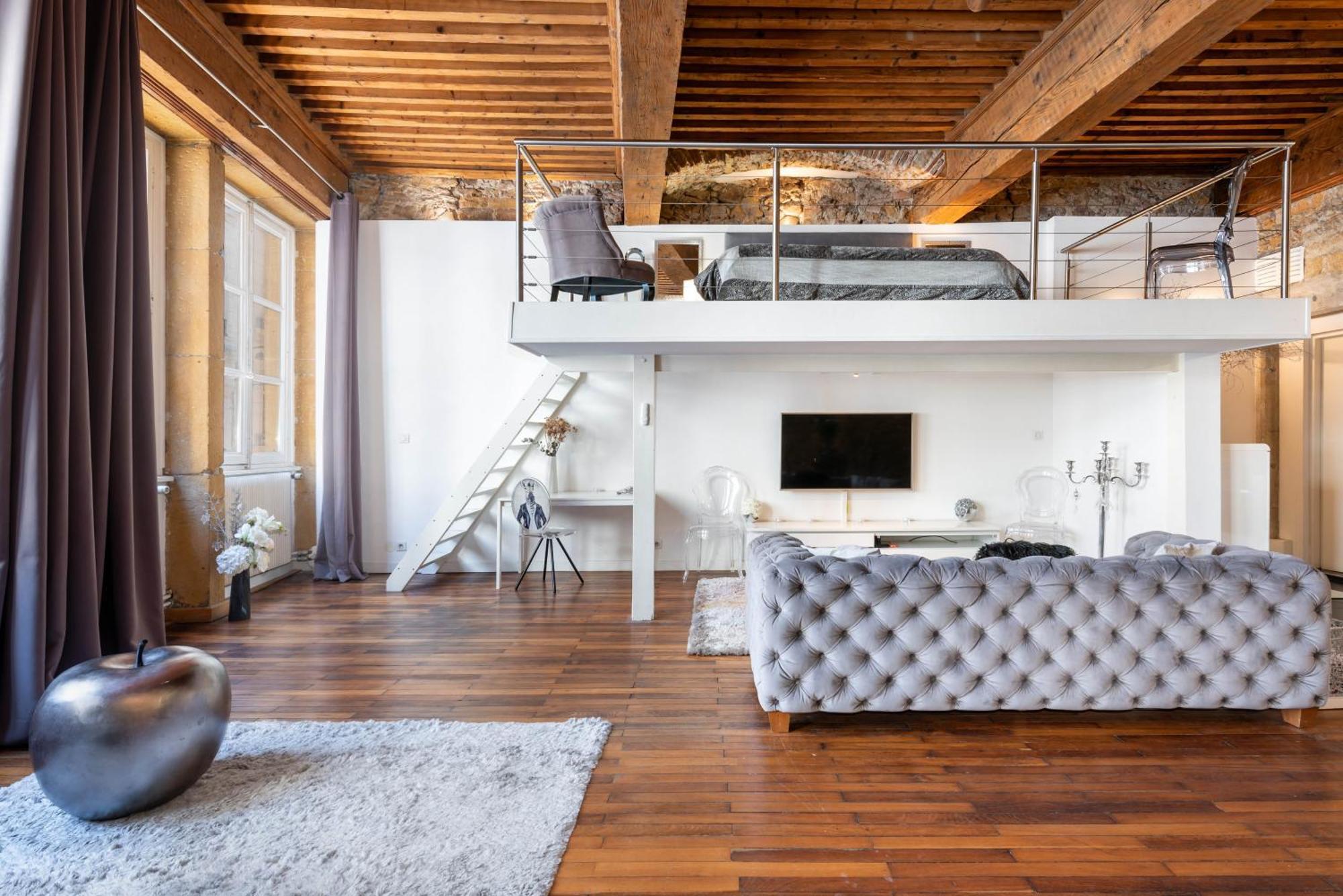Le Carre Merciere , Appartements De Luxe Au Coeur De Lyon, Loft Et Studio Eksteriør billede