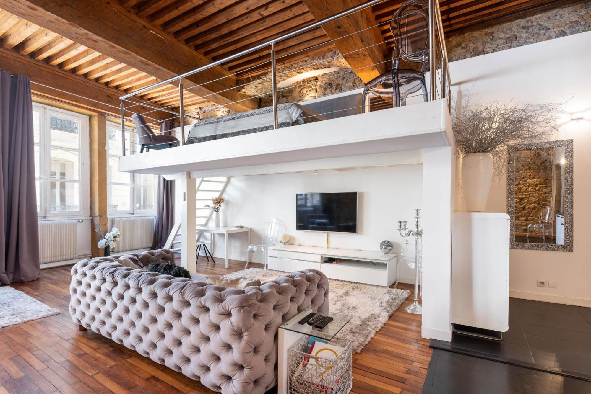 Le Carre Merciere , Appartements De Luxe Au Coeur De Lyon, Loft Et Studio Eksteriør billede